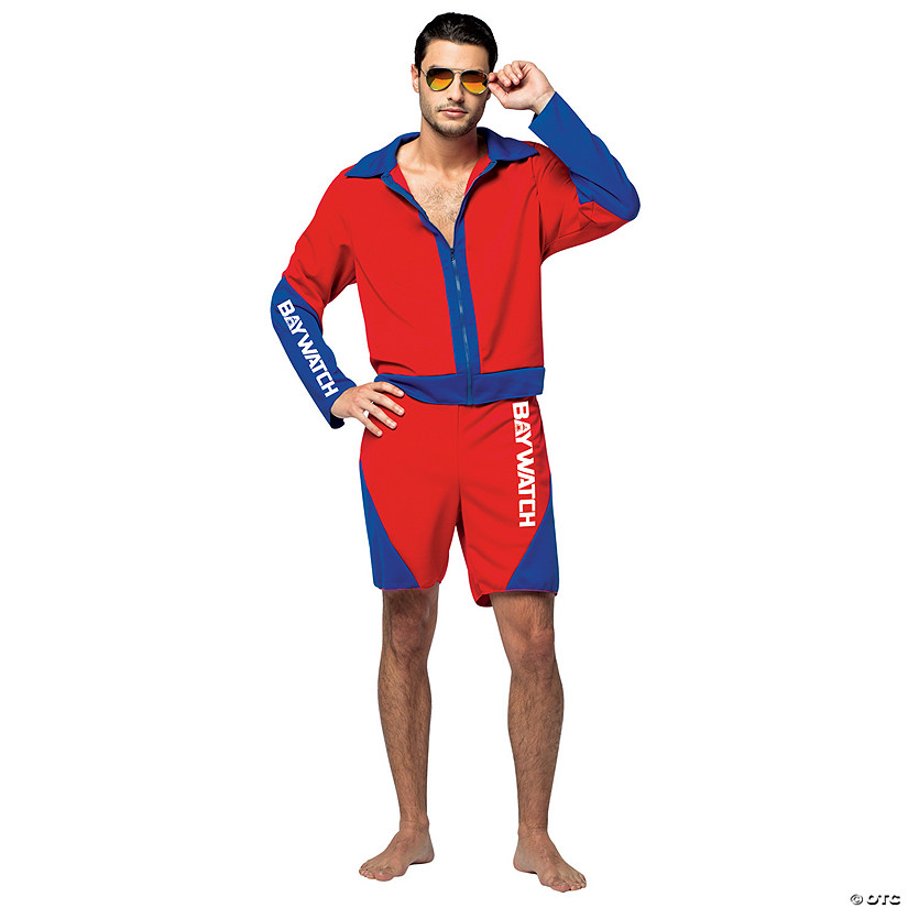 Baywatch Male LifeguaRed Suit Image