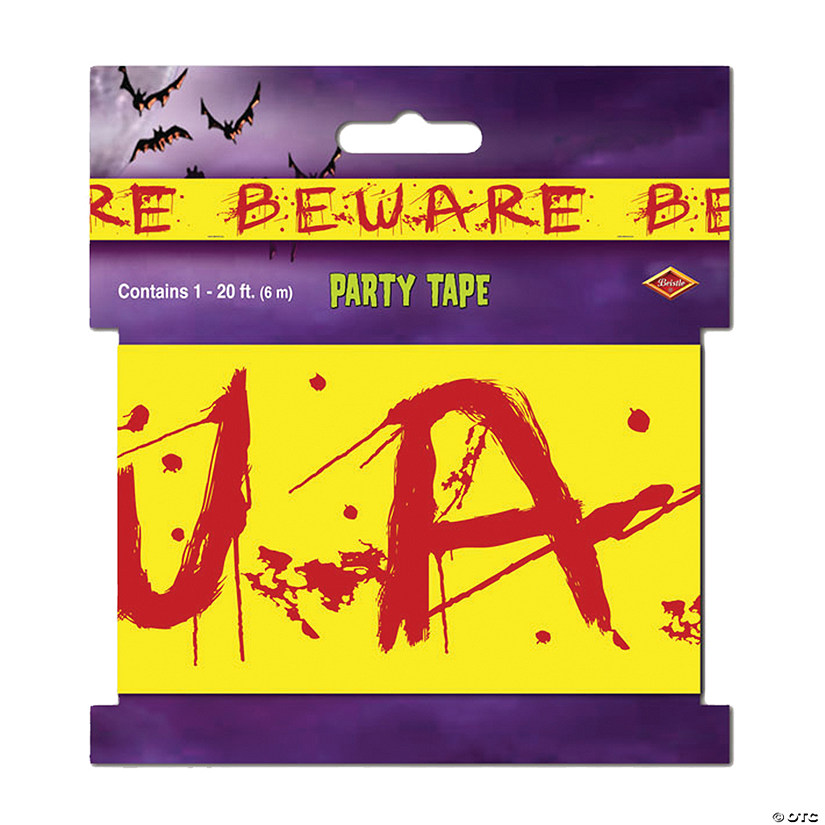 Beware Party Tape Image