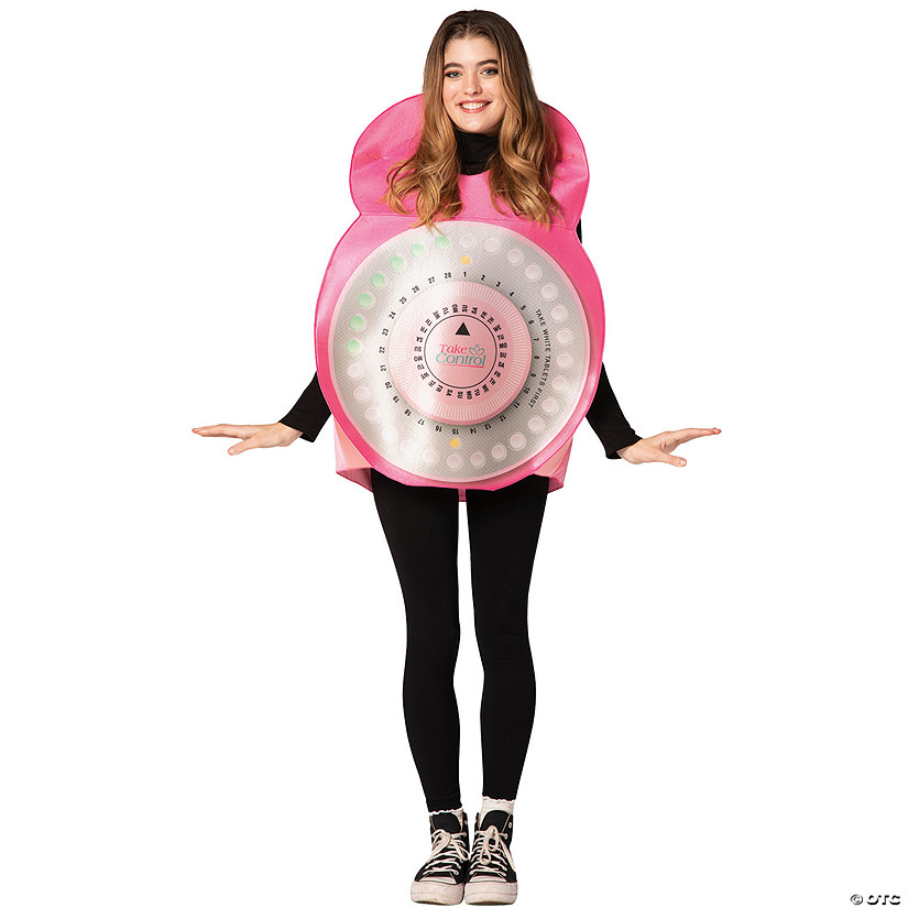 Birth Control Contraceptive Pack   Adult Costume Image