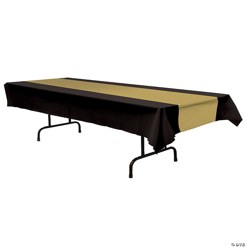 Black And Gold Tablecover Image