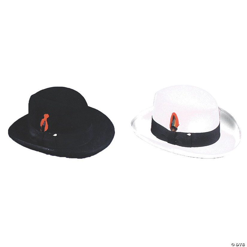 Black Godfather Hat - Large Image