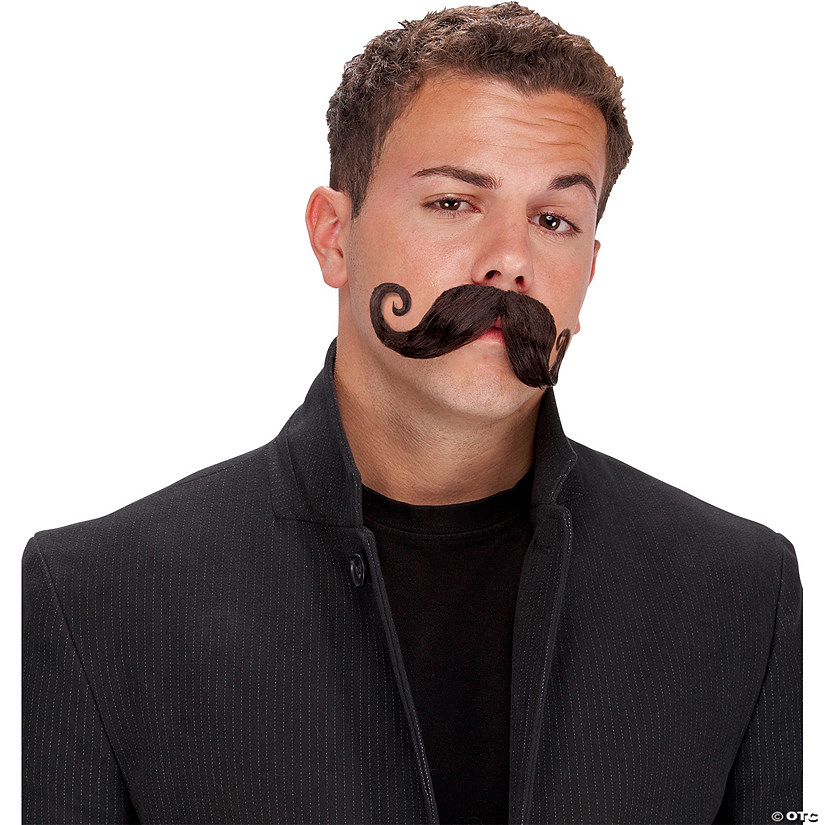 BLACK HANDLE BAR MUSTACHE