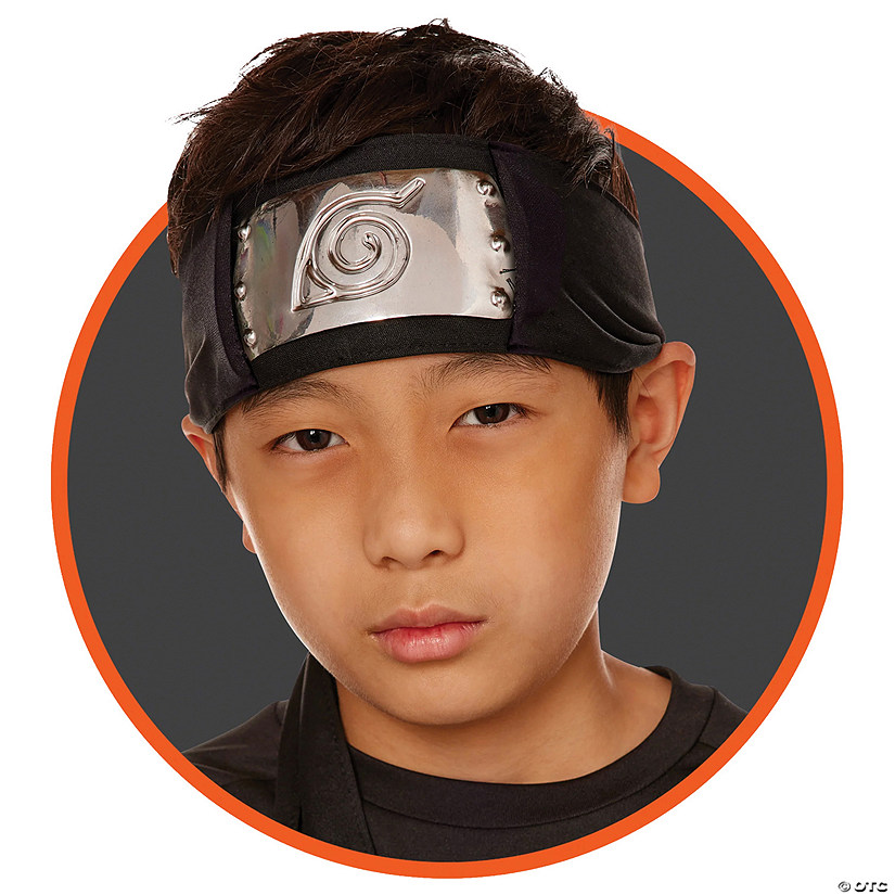Black Naruto Hidden Leaf Headband Image