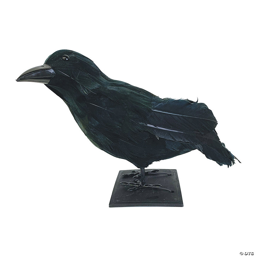 Black Raven Prop Halloween Decoration Image