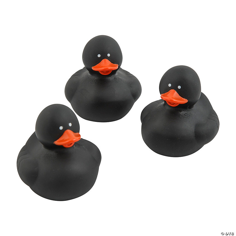 Black Rubber Ducks - 12 Pc. Image