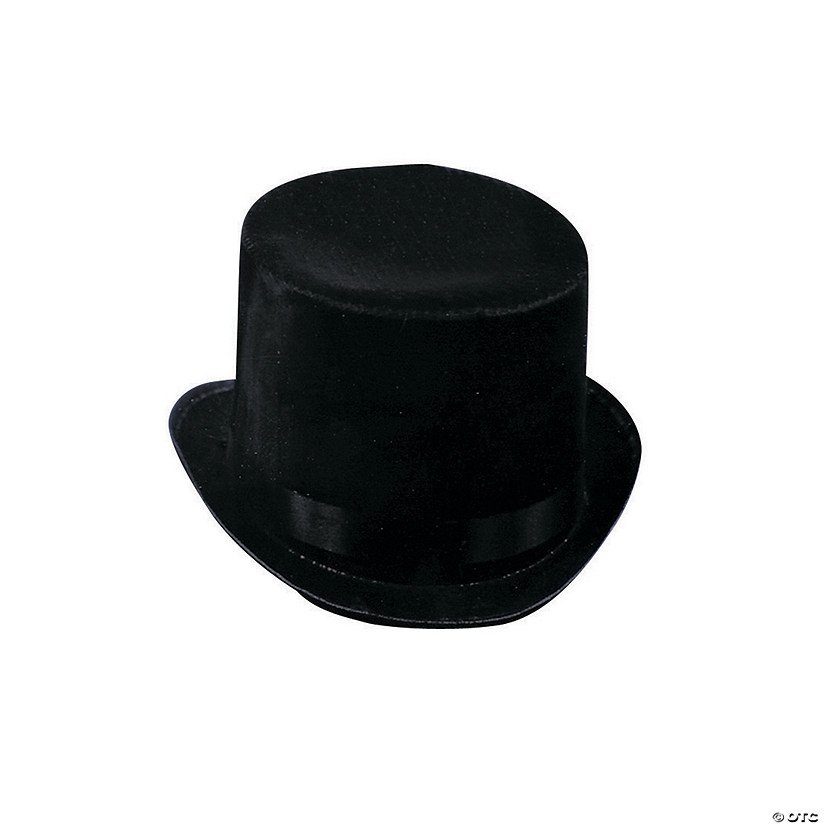 Black Trans Silk Top Hat
