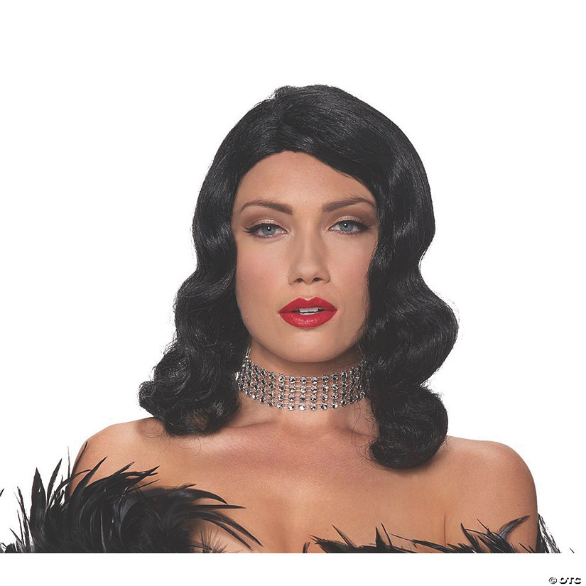 Black Wavy Femme Fatale Wig Image