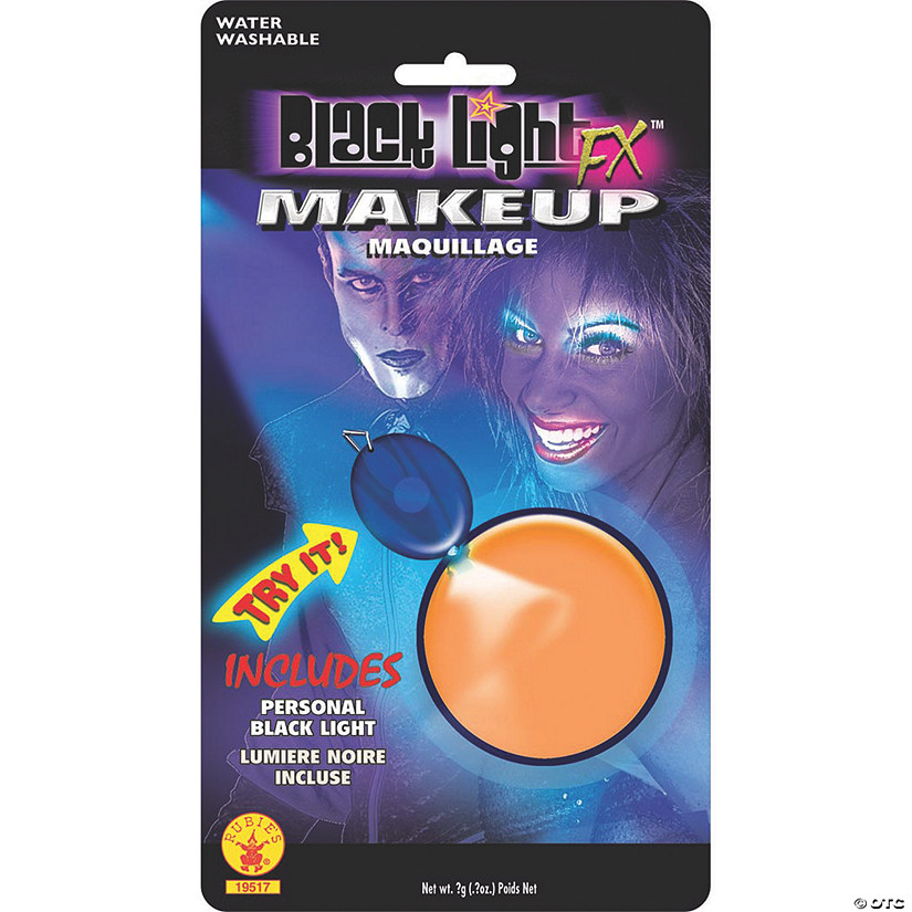Blacklight Makeup - Orange Glow Image