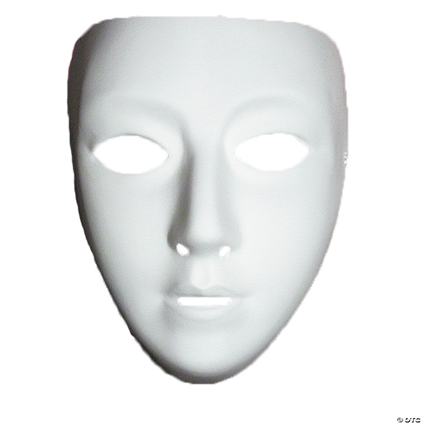 Blank Female Mask Halloween Express