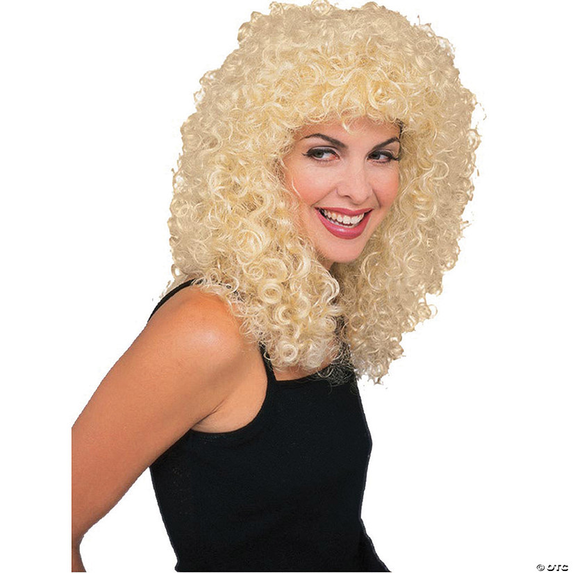 Blonde Curly Extra Long Wig Image