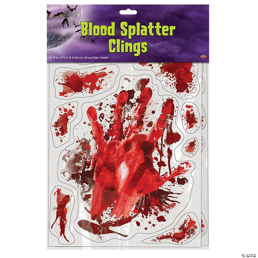 Blood Splatter Window Clings Image