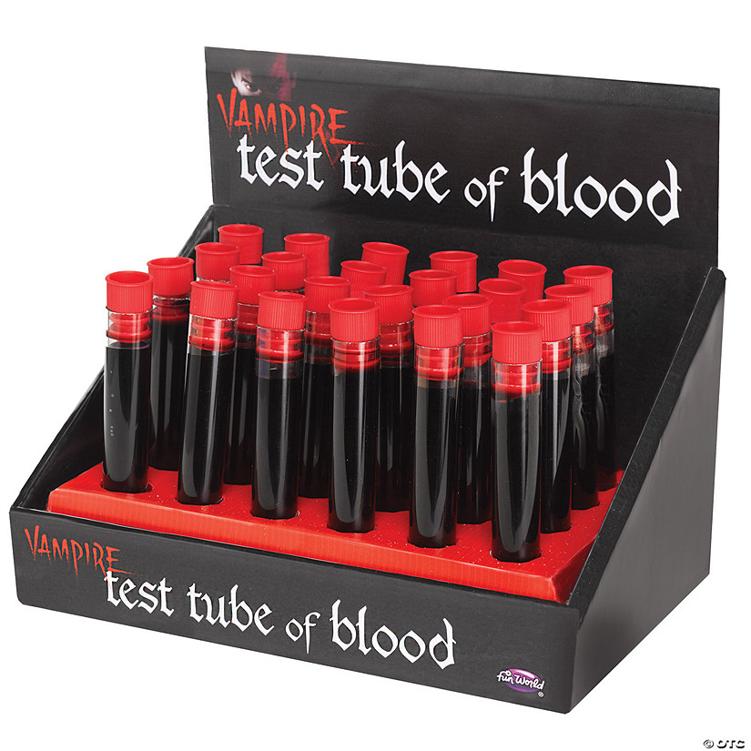 BLOOD TEST TUBE IN COUNTER DIS Image