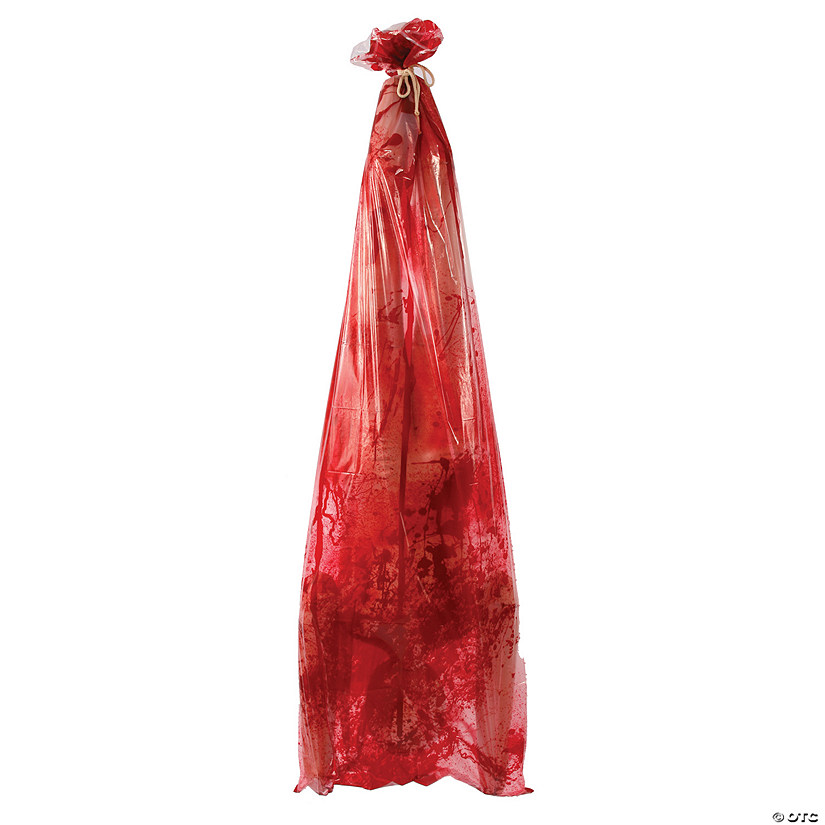 Bloody Body in Bag Halloween Decoration Image