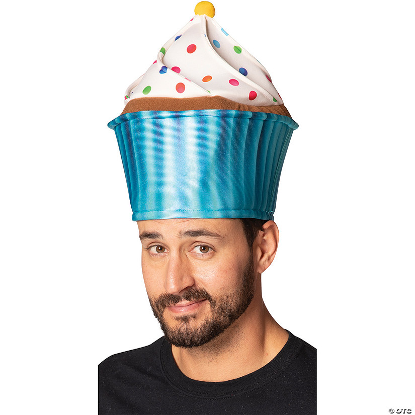 Blue Cupcake Hat Image
