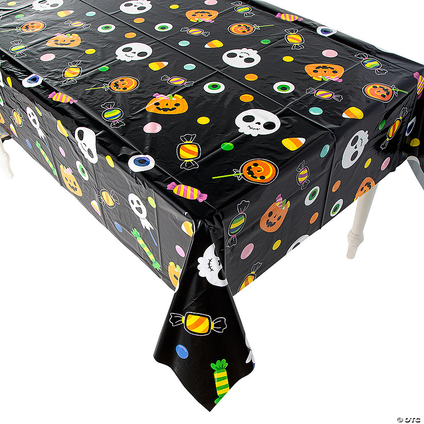 Boo Crew Halloween Party Tablecloth Image