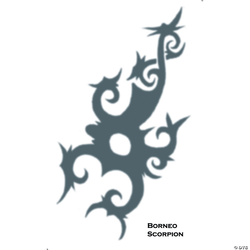 Borneo Scorpion Tattoo Image