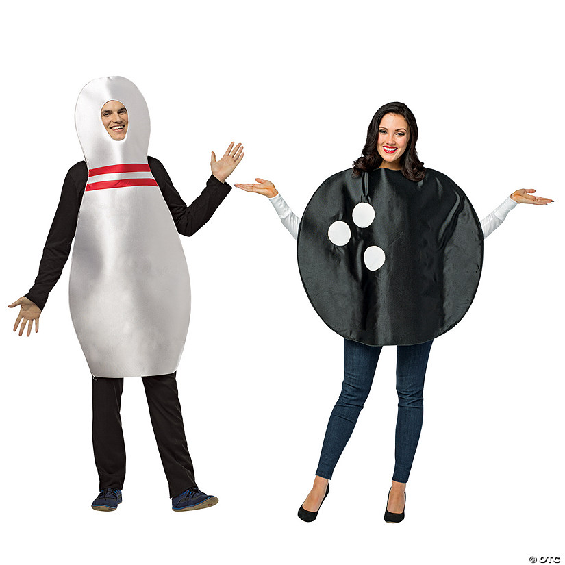 Bowling Ball & Pin Couple Costume Halloween Express