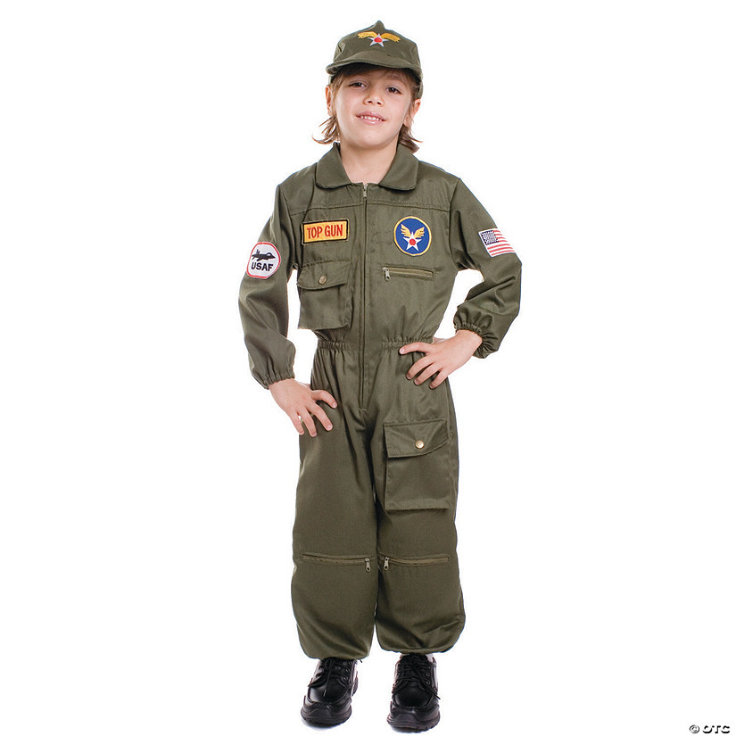 Boy's Air Force Pilot Costume Image