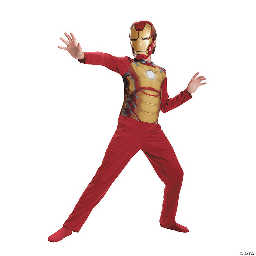 Boy's Basic Mark 42 Iron Man Costume - Extra Small Image