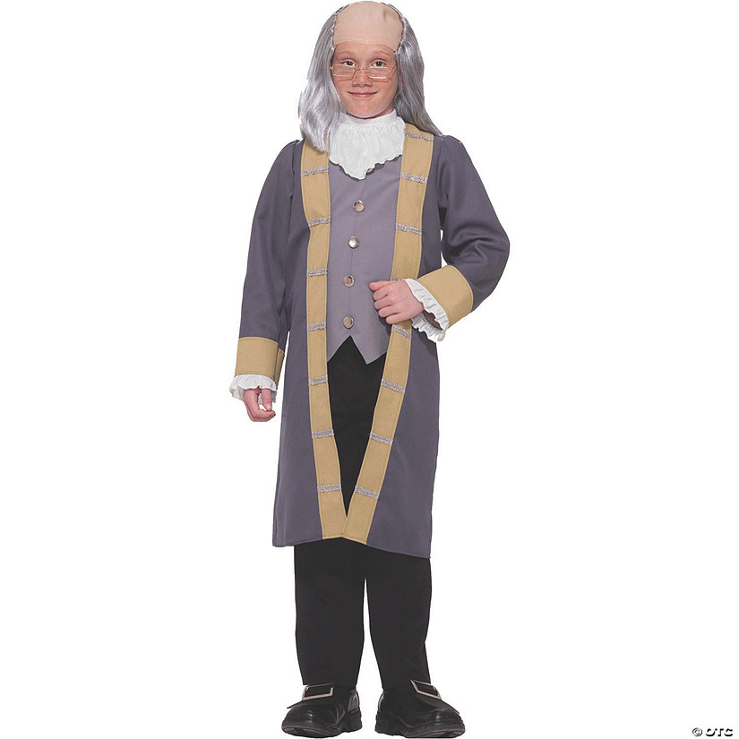 Boy's Ben Franklin Costume - Large Image