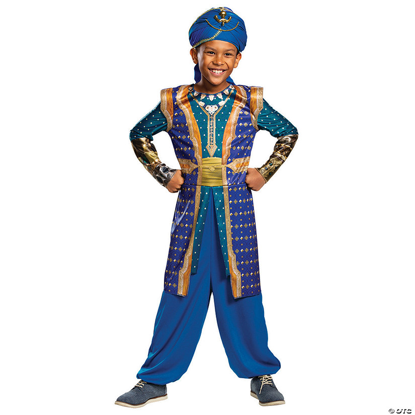Boy's Classic Aladdin&#8482; Live Genie Costume - Extra Small Image