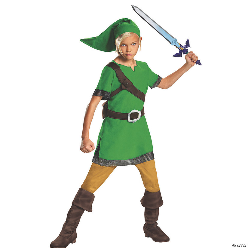 Boy's Classic Legend of Zelda&#8482; Link Costume - Large 10-12 Image