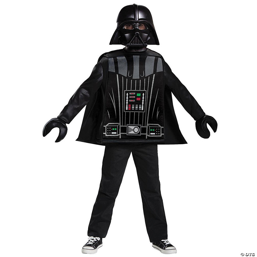 Boy's Classic Lego Star Wars Darth Vader Costume - Small Image
