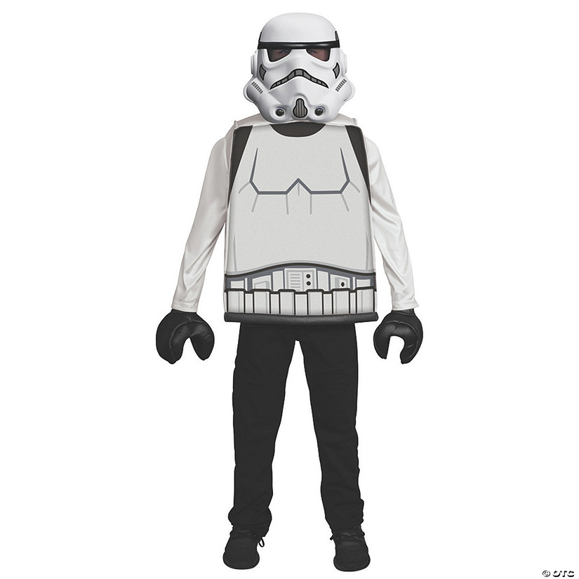 Boy's Classic Lego Star Wars Stormtrooper Costume - Medium Image