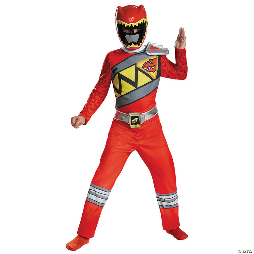 Boy's Classic Mighty Morphin Power Rangers&amp;#8482; Red Ranger Dino Costume Image