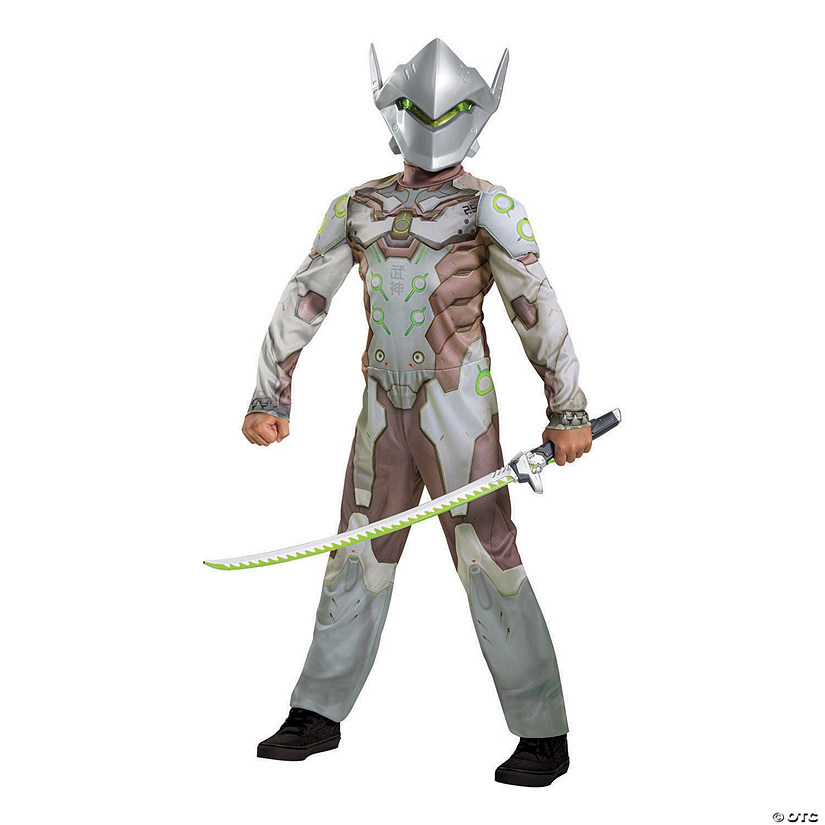Boy's Classic Overwatch Genji Costume - Extra Large Image
