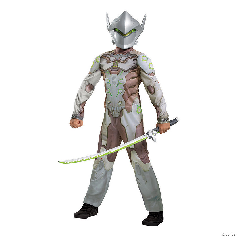 Boy's Classic Overwatch Genji Costume Image