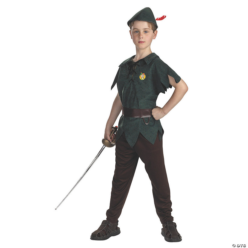 Boy's Classic Peter Pan Costume Small Halloween Express