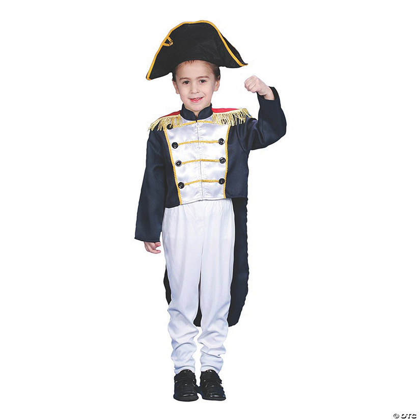 Boy's Colonial General Costume - Small Image
