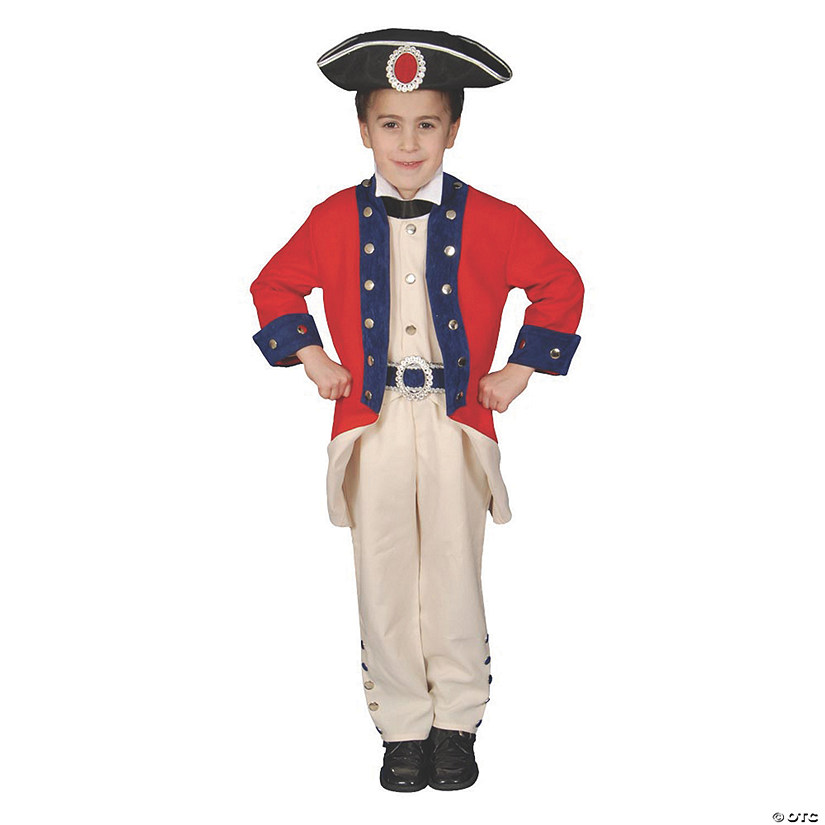 Boy's Colonial Soldier Costume - Medium Image