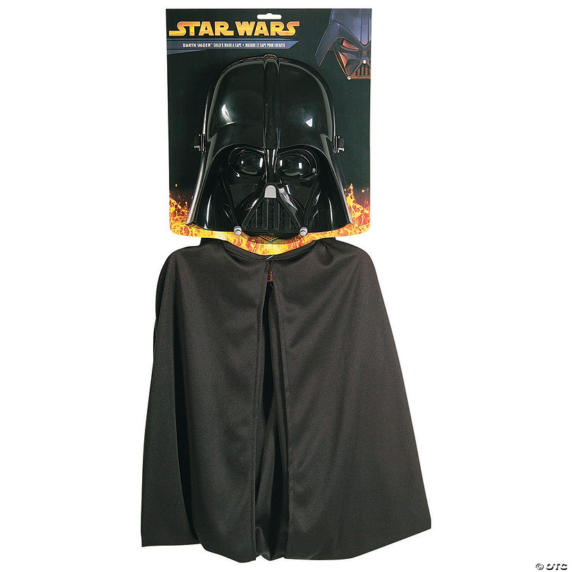 Boy's Darth Vader Mask and Cape Costume Image