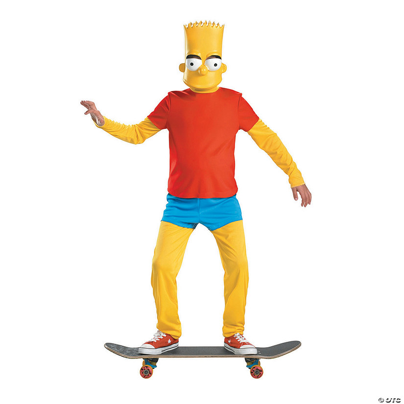 Boy's Deluxe Bart Simpson Costume - Large Image