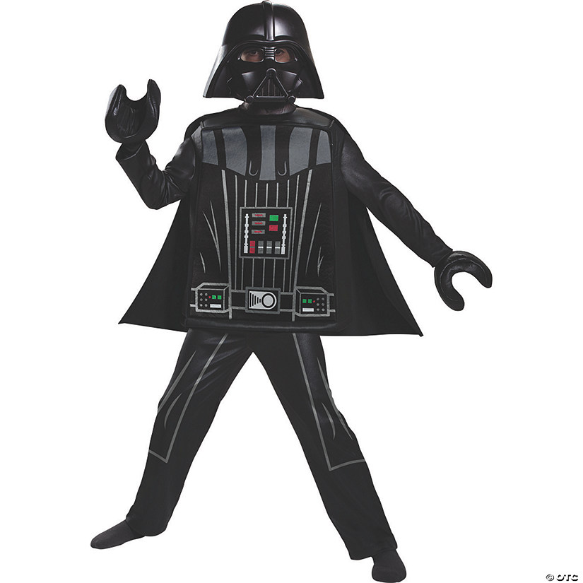 Boy's Deluxe Lego Star Wars Darth Vader Costume - Large Image
