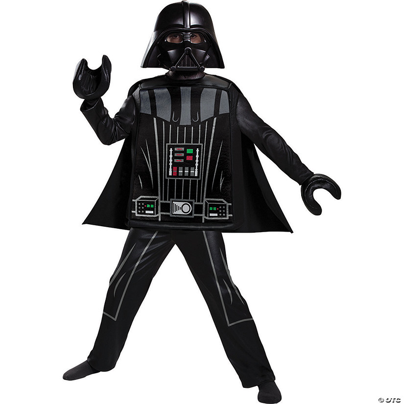 Boy's Deluxe Lego Star Wars Darth Vader Costume - Medium Image