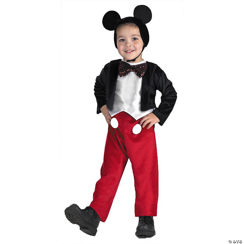 Boy's Deluxe Mickey Mouse Costume Image