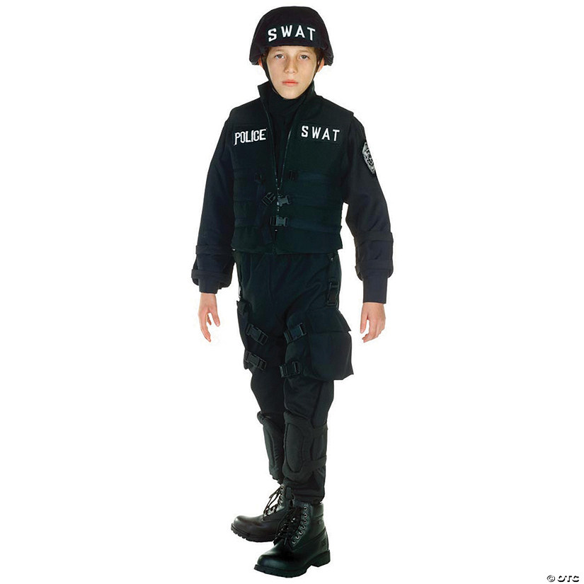 Boy's Deluxe SWAT Costume Image