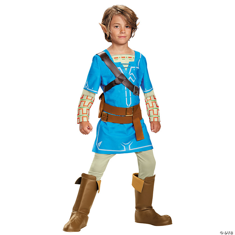 Boy's Deluxe The Legend of Zelda: Breath Of The Wild Link Costume - Small 4-6 Image