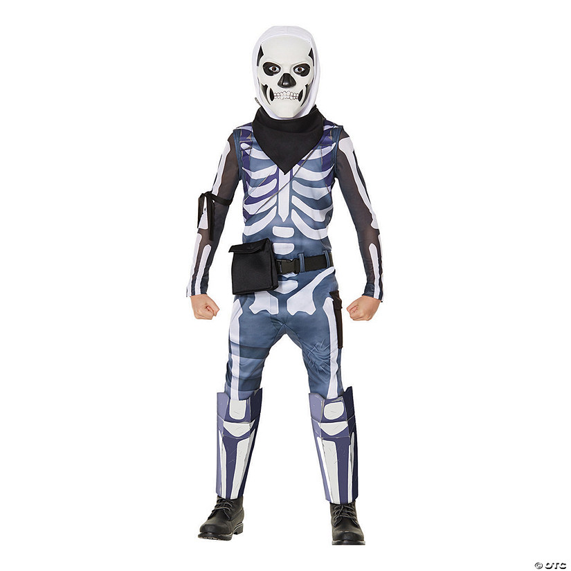 Boy's Fortnite Skull Trooper Costume - Medium Image