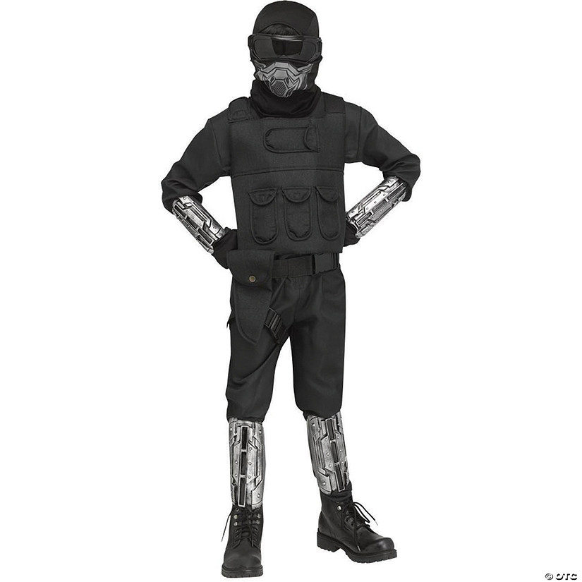 Boy's Gaming Fighter Costume Image