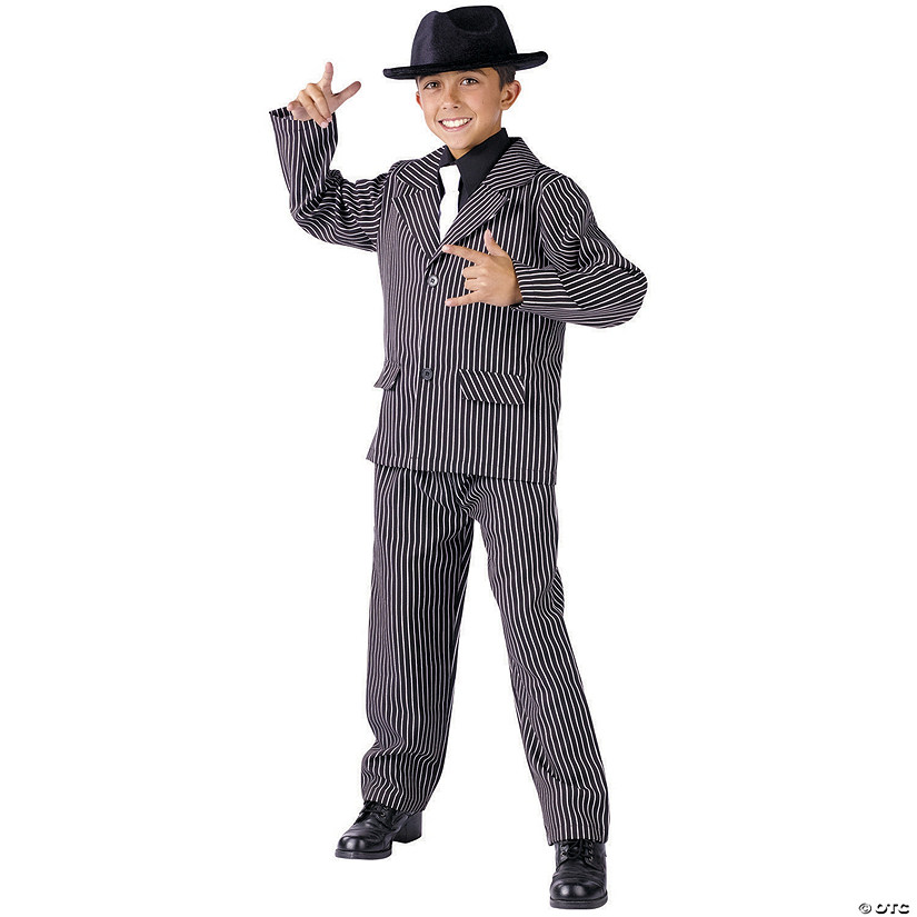 Boy's Gangster Costume Image