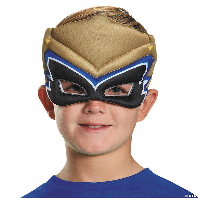 Boy's Gold Ranger Dino Charge Puffy Mask Image