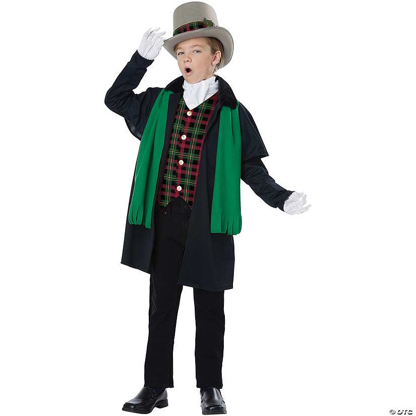Boy's Holiday Caroler Costume Ex Large 12-14 Image