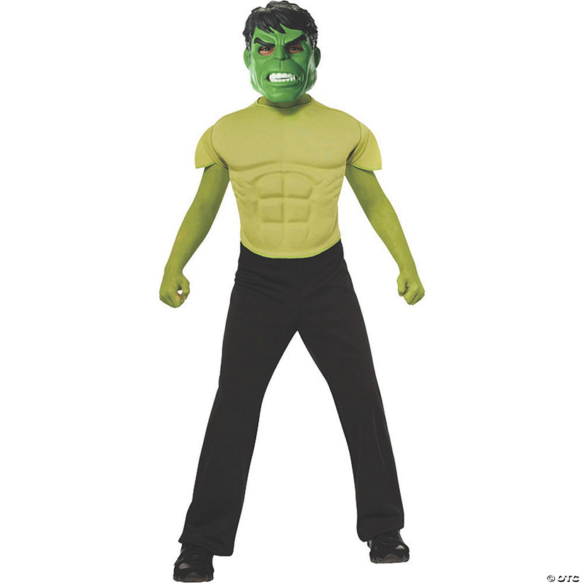 Boy's Hulk Top Costume Image