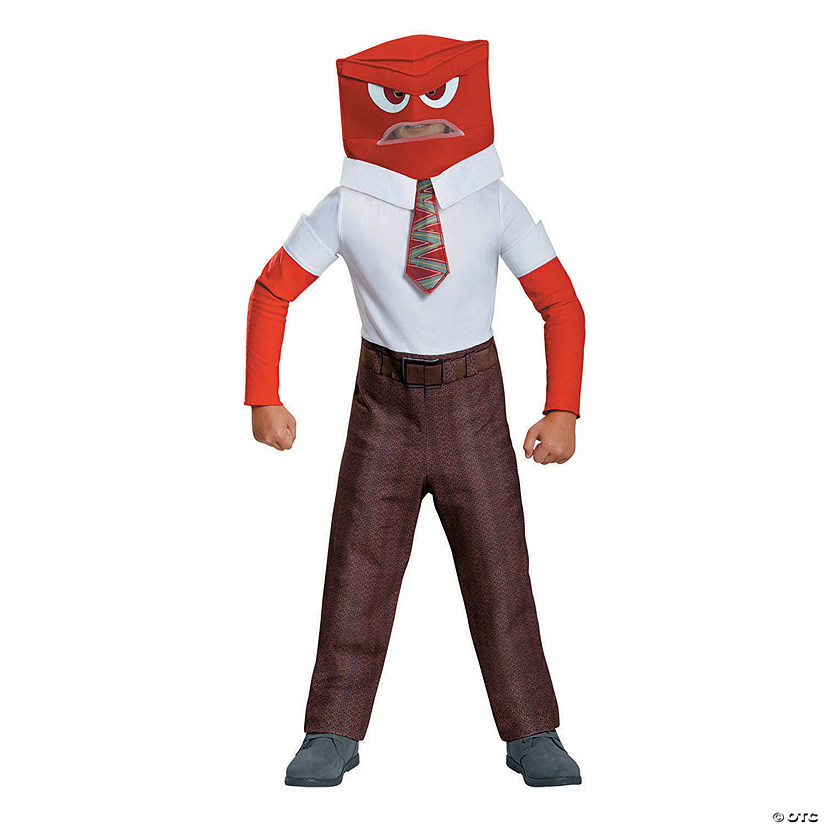 Boy's Inside Out Anger Costume - Medium Image