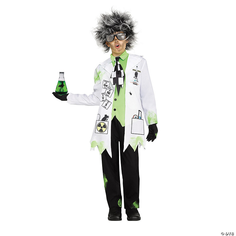 Boy's Mad Scientist Costume Image