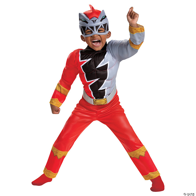 Boy's Mighty Morphin Power Rangers&#8482; Red Ranger Dino Fury Costume Image
